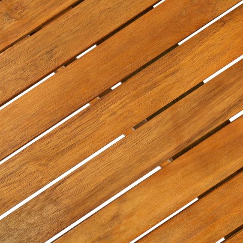 VidaXL 7-cz. zestaw mebli ogrodowych, 180x90x75 cm, drewno akacjowe
