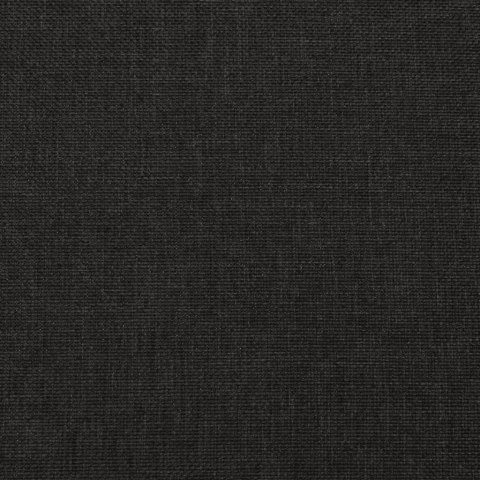 VidaXL 2-osobowa kanapa, 2 poduszki, czarna, tapicerowana tkaniną