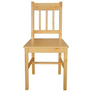 VidaXL Krzesła stołowe, 6 szt., drewno sosnowe