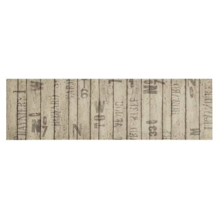 VidaXL Dywanik kuchenny, wzór w deski ogrodzenia, 45x150 cm, aksamit