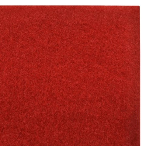 VidaXL Czerwony dywan 1 x 10 m, bardzo ciężki 400 g/m2