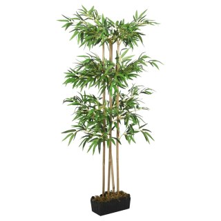 VidaXL Sztuczny bambus, 988 liści, 150 cm, zielony