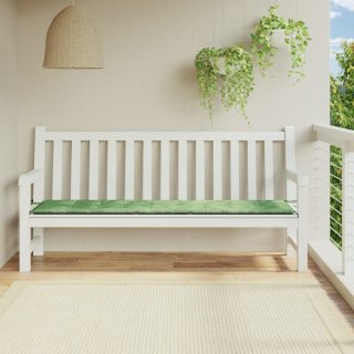 VidaXL Poduszka na ławkę ogrodową, wzór w liście, 200x50x3 cm, tkanina