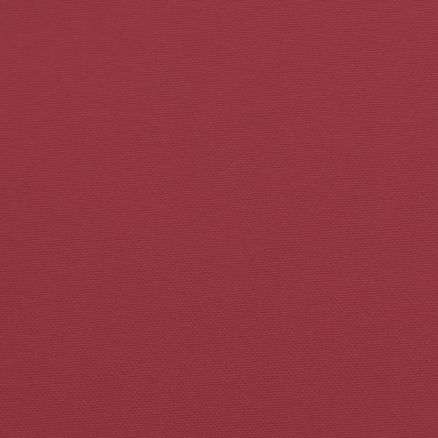 VidaXL Poduszka na ławkę ogrodową, winna czerwień 200x50x3 cm, tkanina