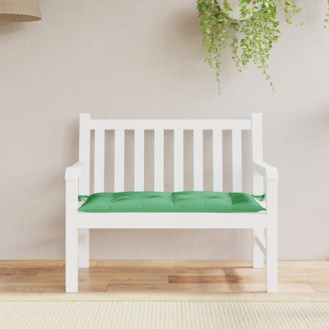 VidaXL Poduszka na ławkę ogrodową, zielona 100x50x7 cm, tkanina Oxford