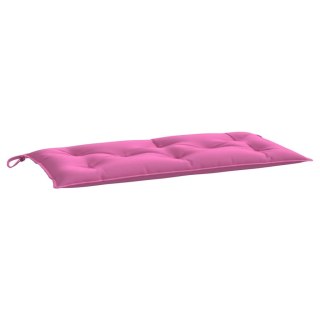 VidaXL Poduszka na ławkę ogrodową, różowa, 100x50x7 cm, tkanina