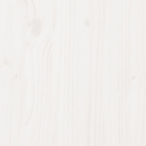 VidaXL Donica ogrodowa, biała, 100x100x26,5 cm, lite drewno sosnowe