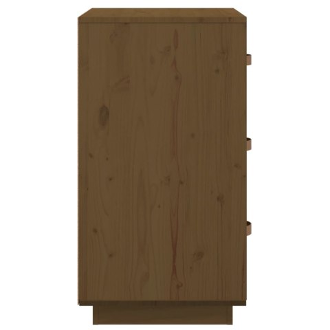  vidaXL Szafka nocna, miodowy brąz, 40x40x75 cm, lite drewno sosnowe