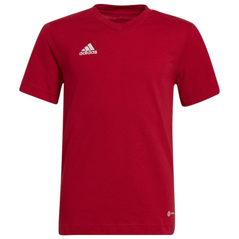 Koszulka adidas ENTRADA 22 Tee HC0446 czerwony 128 cm