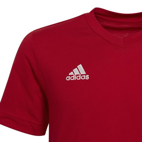 Koszulka adidas ENTRADA 22 Tee HC0446 czerwony 128 cm