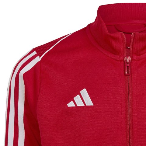 Bluza adidas TIRO 23 JKT Junior HS3527 czerwony 128 cm