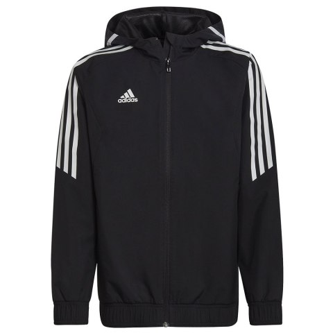 Kurtka adidas Condivo 22 All Weather Jacket Jr HA6253 czarny 128 cm