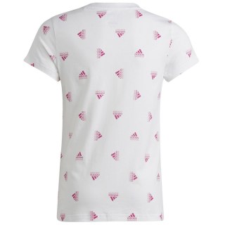 Koszulka adidas BLUV Tee girls IB8918 biały 152 cm