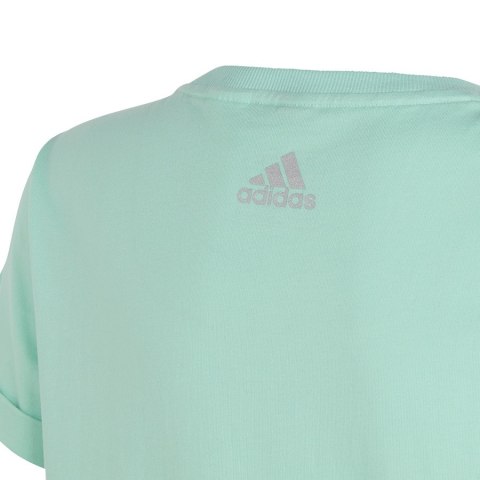 Koszulka adidas Dance Knotted Tee girls Jr HR5817 zielony 152 cm