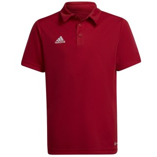 Koszulka adidas Polo ENTRADA 22 Y H57495 czerwony 164 cm