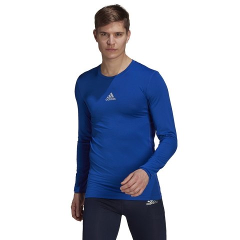 Koszulka adidas TECHFIT LS TOP GU7335 niebieski L