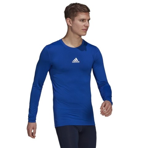 Koszulka adidas TECHFIT LS TOP GU7335 niebieski L