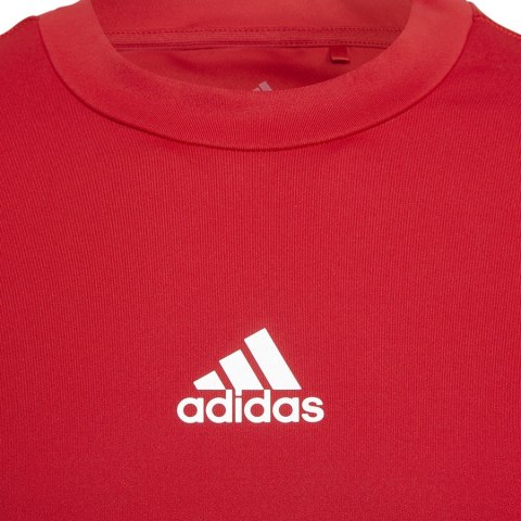 Koszulka adidas TECHFIT LS Tee Y H23154 czerwony 164 cm