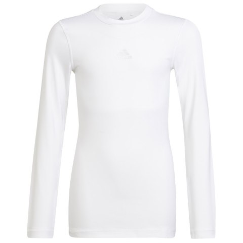 Koszulka adidas TECHFIT LS Tee Y H23156 biały 140 cm