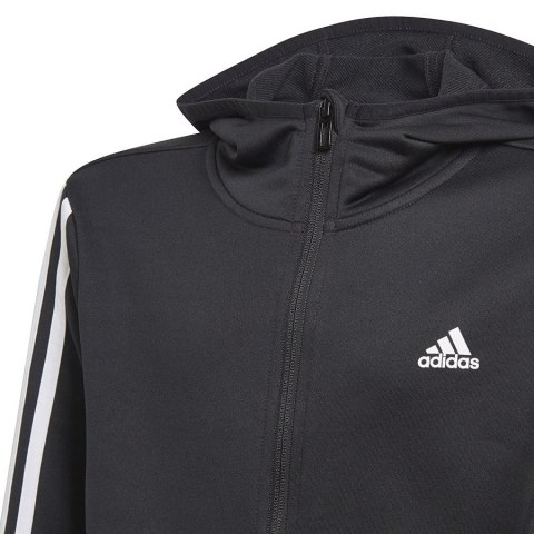 Bluza adidas 3 Stripes Hoodie GN1500 czarny 152 cm