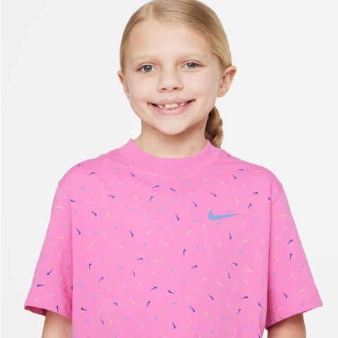 Koszulka Nike Sportswear girls FD5366-620 różowy L (147-158)