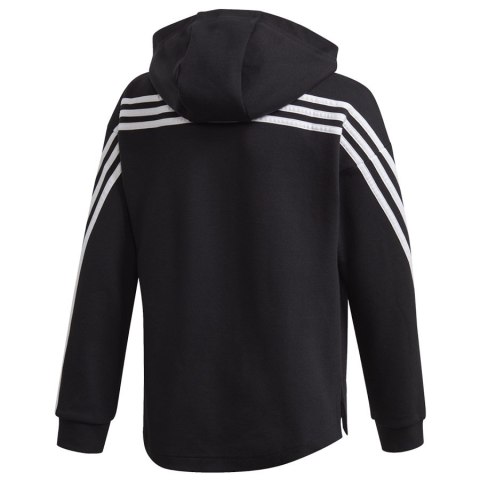 Bluza adidas G 3S FZ HD GE0950 czarny 140 cm