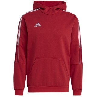 Bluza adidas TIRO 21 Sweat Hoody GM7353 czerwony XL