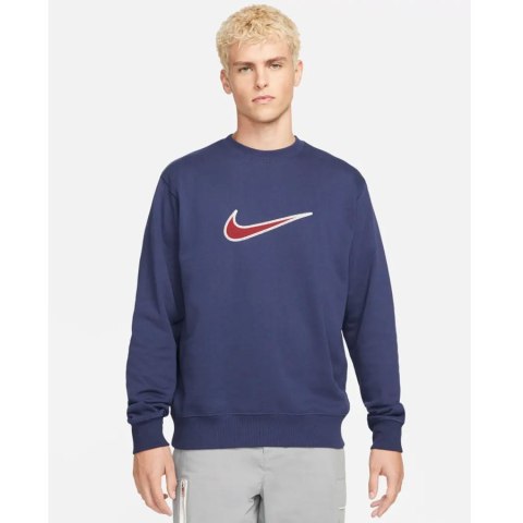 Bluza Nike Sportswear Swoosh DV3213 410 granatowy XS