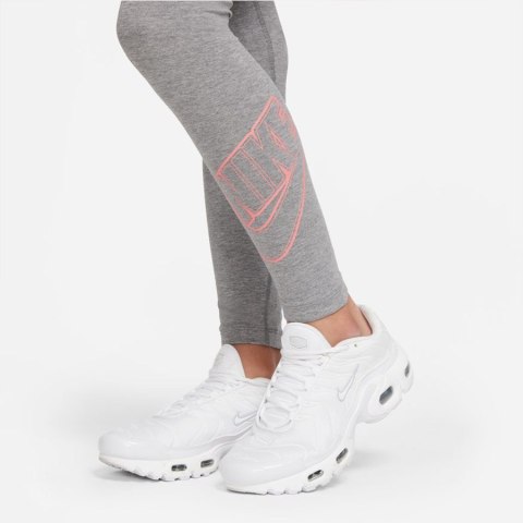 Legginsy Nike Sportswear Essential DN1853 091 szary XL