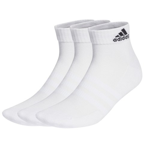 Skarpety adidas Cushioned Sportswear Ankle 3PP HT3441 biały 40-42