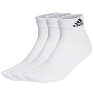 Skarpety adidas Cushioned Sportswear Ankle 3PP HT3441 biały 43-45