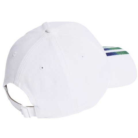 Czapka adidas BBall Cap 3 Stripes FA HT2028 biały OSFY