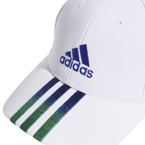 Czapka adidas BBall Cap 3 Stripes FA HT2028 biały OSFY