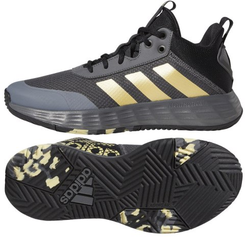 Buty do koszykówki adidas OwnTheGame 2.0 GW5483 46 2/3 szary