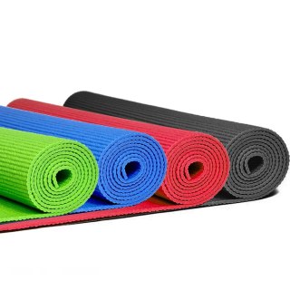 Mata Yoga PVC 173x61x0,4 cm S825740 niebieski 173x61cm