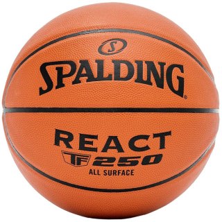 Piłka Spalding React TF-250 5 brązowy