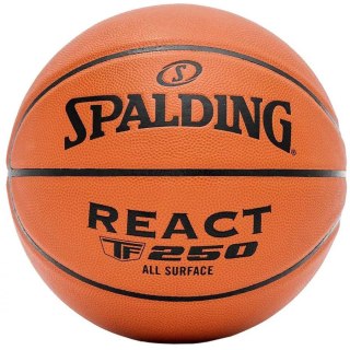 Piłka Spalding React TF-250 7 brązowy