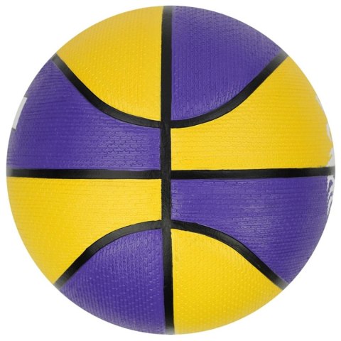 Piłka koszykowa 7 Nike L James Playground 8P żółto-fioletowa 7 żółty