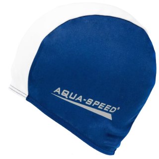 Czepek Aqua Speed Polyester senior niebieski