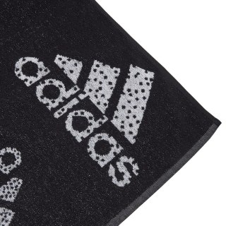 Ręcznik adidas MH Towel HS2056 czarny 70cm x 140cm