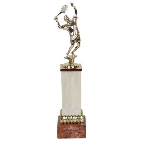 Statuetka Tenis Ziemny GTsport 28 cm złoty