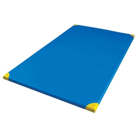 Materac gimnastyczny 10 cm 200x120 cm niebieski