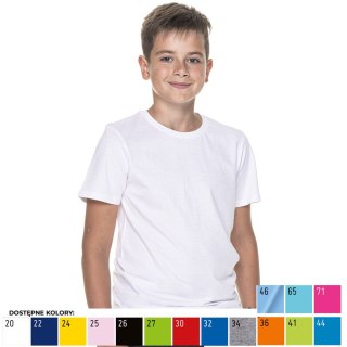 T-shirt Standard 150 biały 110 cm