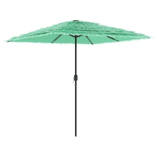 VidaXL Parasol ogrodowy na stalowym słupku, zielony, 248x248x248 cm