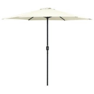 VidaXL Parasol ogrodowy na słupku aluminiowym, 270x246 cm, biały