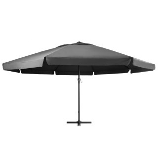 VidaXL Parasol ogrodowy na słupku aluminiowym, 600 cm, antracytowy