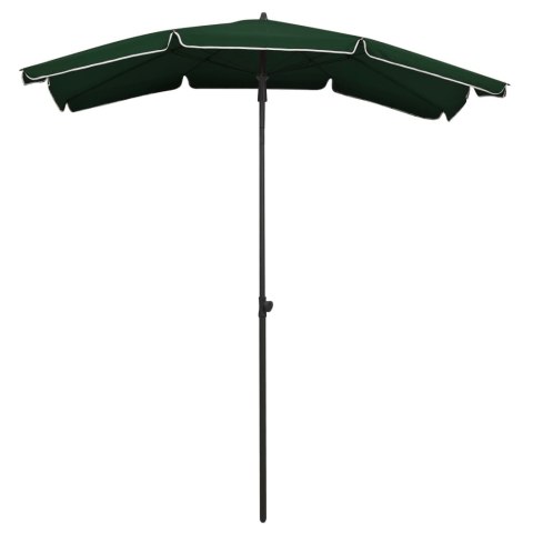 VidaXL Parasol ogrodowy na słupku, 200x130 cm, zielony