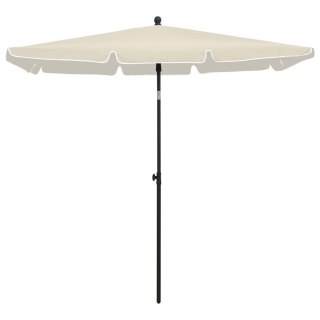 VidaXL Parasol ogrodowy na słupku, 210x140 cm, piaskowy