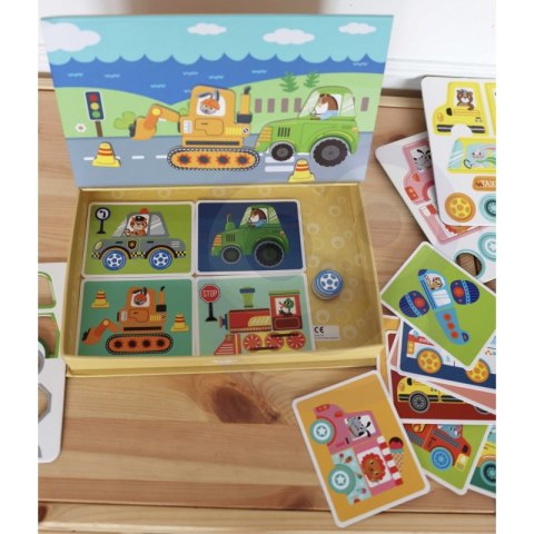 TOOKY TOY Układanka Edukacyjna Montessori Magnetyczne Pudełko dla Dzieci 80 el. Tooky Toy