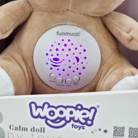 WOOPIE BABY Przytulanka Usypiacz Projektor 2w1 Miś - 10 Kołysanek Woopie